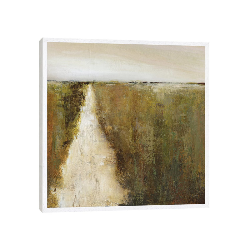 Road Home by Carol Robinson - Painting on Canvas, 93.98 cm H x 93.98 cm W, White Framed