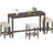 Mellisha 3-Person Counter Height Dining Set-825189357