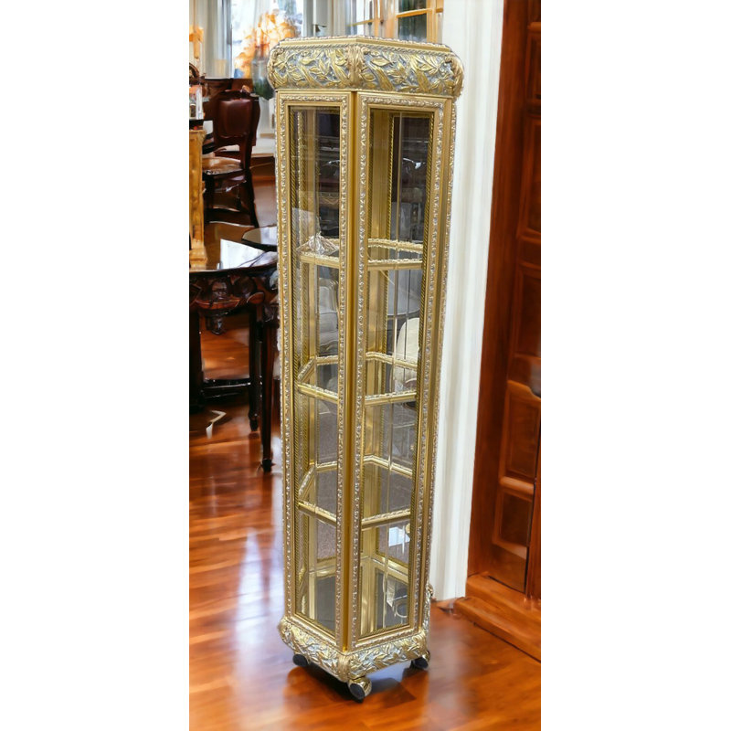 Sriharsha Lighted Curio Cabinet