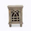 Table de chevet en bois gris antique