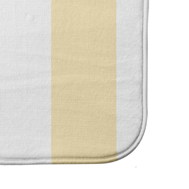 Tapis de bain Crowborough, l 24 po x L 17 po, Jaune
