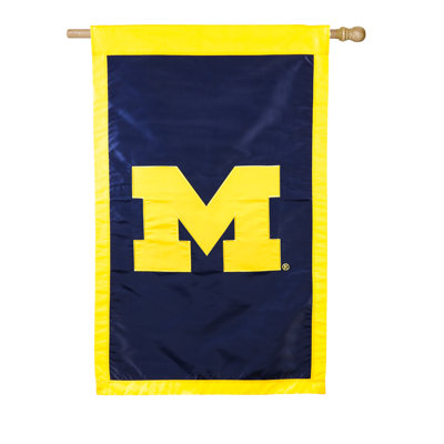 Polyester à 2 côtés 44 x 28 po drapeau maison NCAA Team