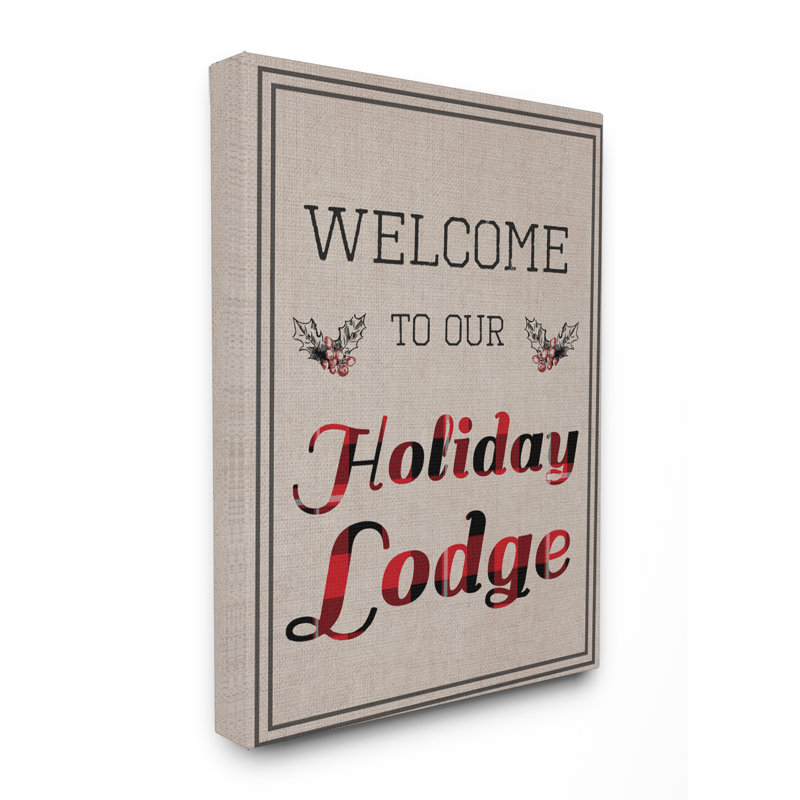 « welcome to the preproduction des vacances », art textuel, H 20 po x l 16 po, Toile tendue