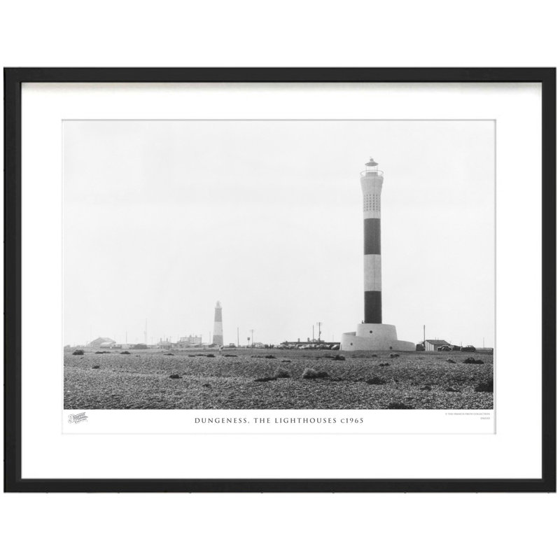 Dungeness, The Lighthouses C1965 - Single Picture Frame Print, 40cm H x 50cm W x 2.3cm D