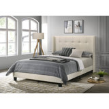 Arki Upholstered Wingback Bed