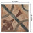 Americana Cleveland 9" x 9" Porcelain Patterned Wall & Floor Tile