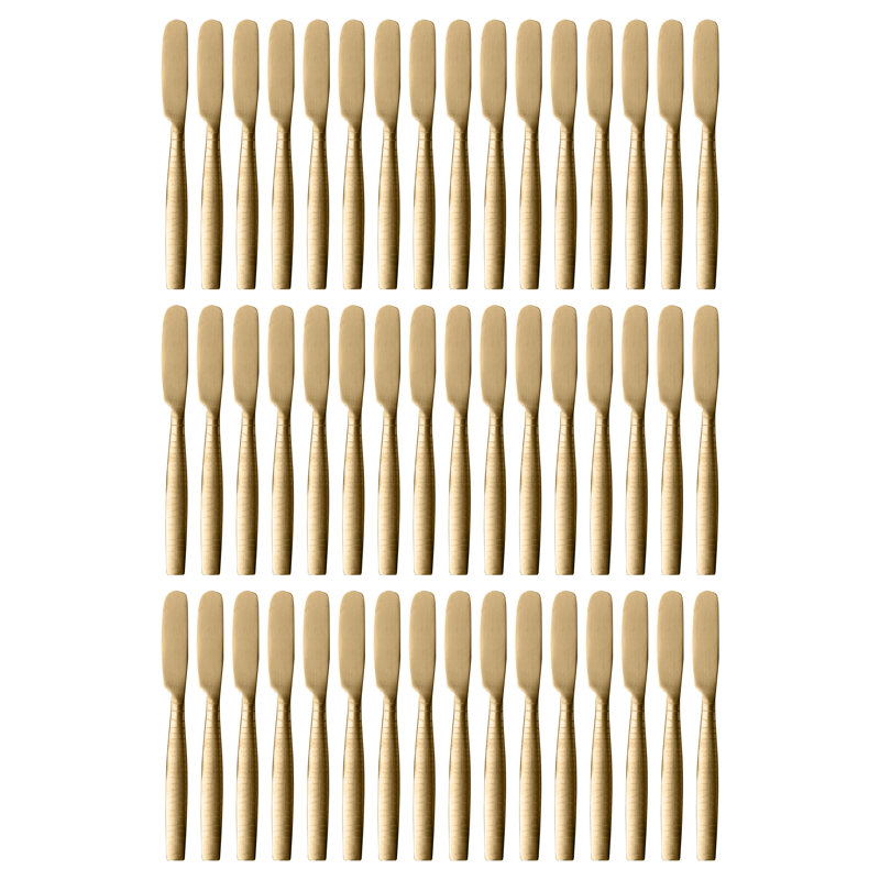 Couteau à beurre Tigre, Or givré