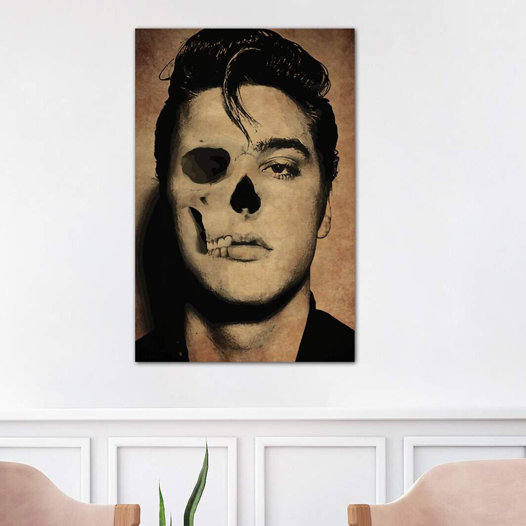 Leinwandbild - Grafikdruck „Elvis” von Durro Art