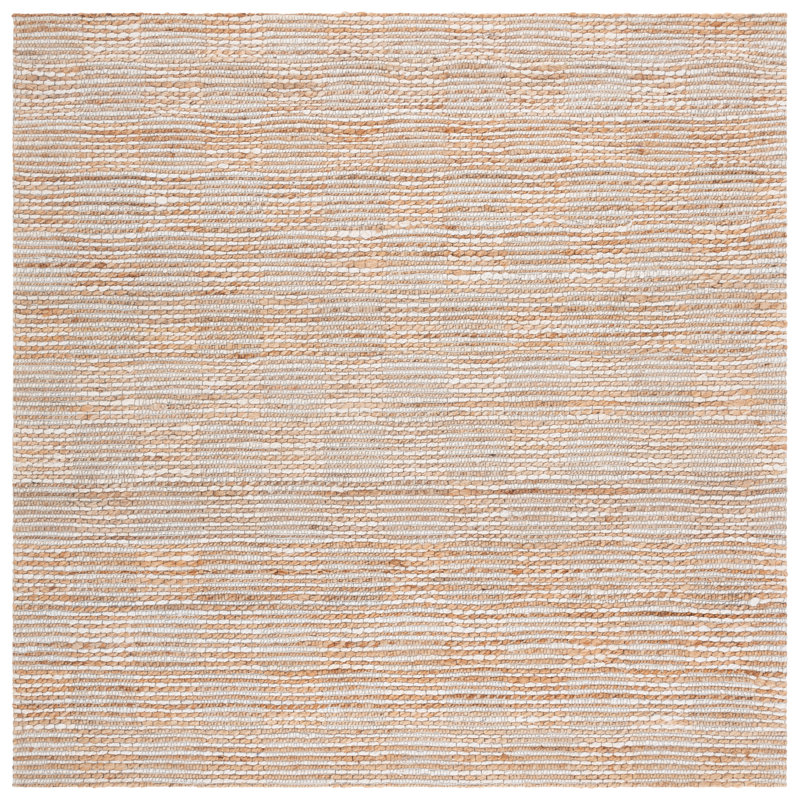 Natural Fiber 567 Jacquard Performance Geometric Rug, Square 6'