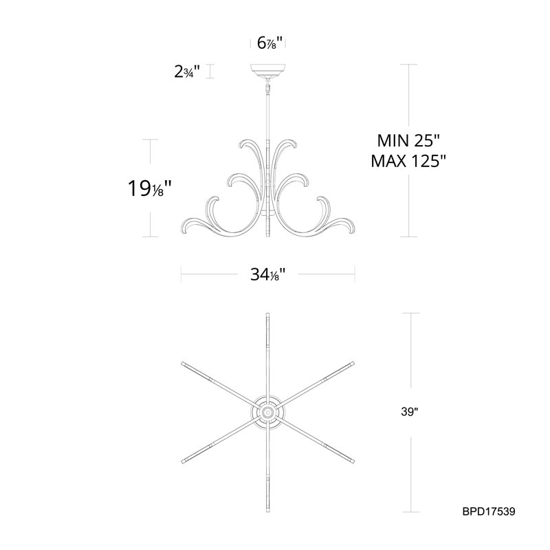 Lombardy 24 Light Crystal LED Pendant