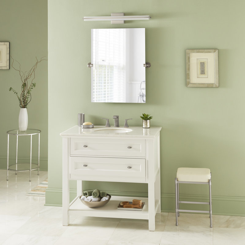 Jamestown Dimmable LED Bath Bar, Brushed Nickel
