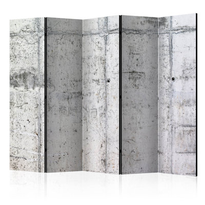 225cm W x 172cm H 5 - Panel Wood Folding Room Divider
