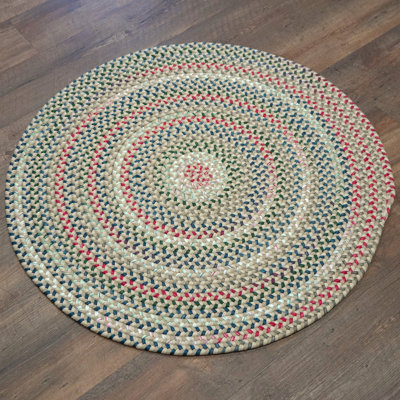 Ashland Braid Natural Multi Farmhouse Area Rug