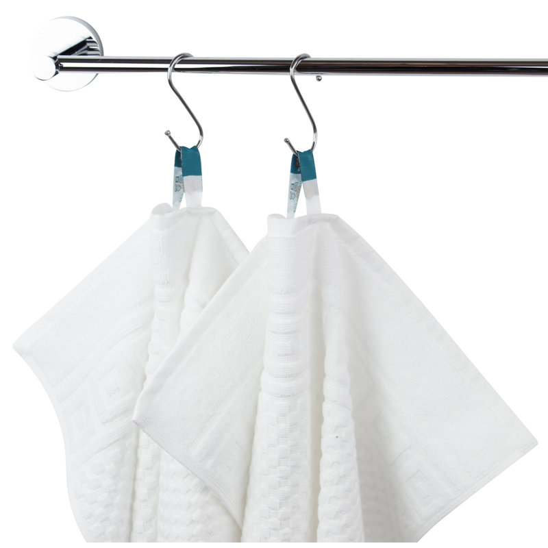 Midweight Hand Towel, White