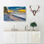 The Cliffs At Normandy In France In Abstract - Wrapped Canvas-55340230