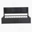 Lit de jour avec couchette, tablettes de rangement et ports USB
