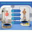 Mini trampoline pour adultes Plexalife - Trampoline d'intérieur de remise en forme pour l'exercice - Petit trampoline avec rembourrage de sécurité, trampoline double pliable avec sac de voyage
