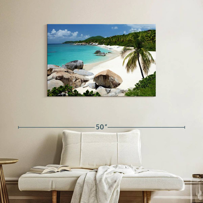 Paysage marin Gillard, H 26 po x l 39 po