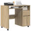 Computer Desk Engineered Wood Compact Drawers-1824877255