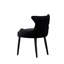 Ricky 6 Person Dining set - a Rectangular Wooden Dining Table with Metal Legs and a Set of 6 Quilted Velvet Dining Chairs for Dining Room - Modern Dining Table Set-2028181708-2028181714