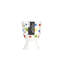 KitchenCraft Brights Stars Porcelain Egg Cups