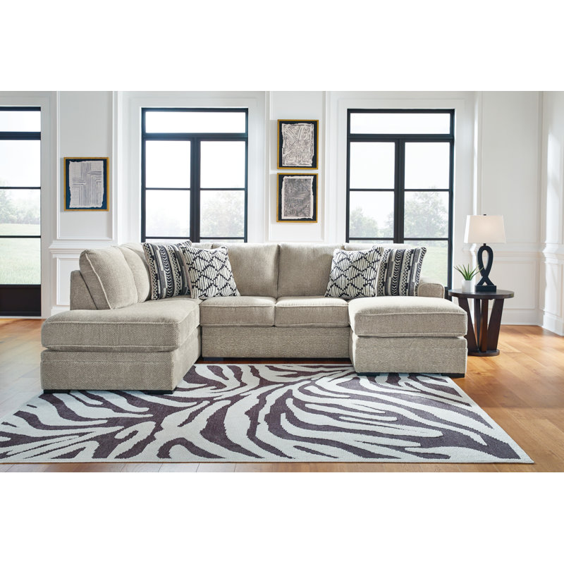 Springlake Upholstered U-Shaped Sectional, Left Hand Facing