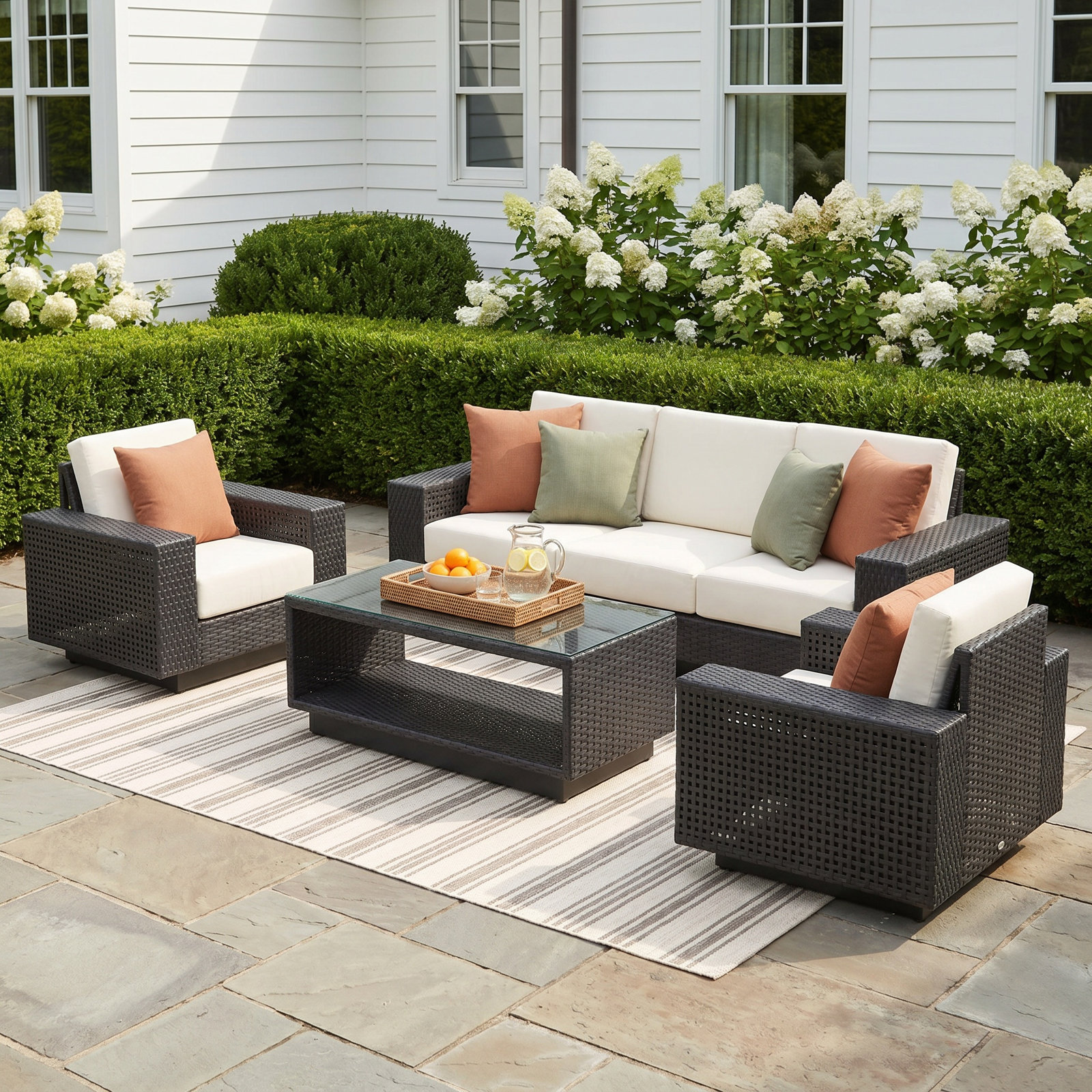 Aceline 5-Person Sunbrella® Patio Seating Group