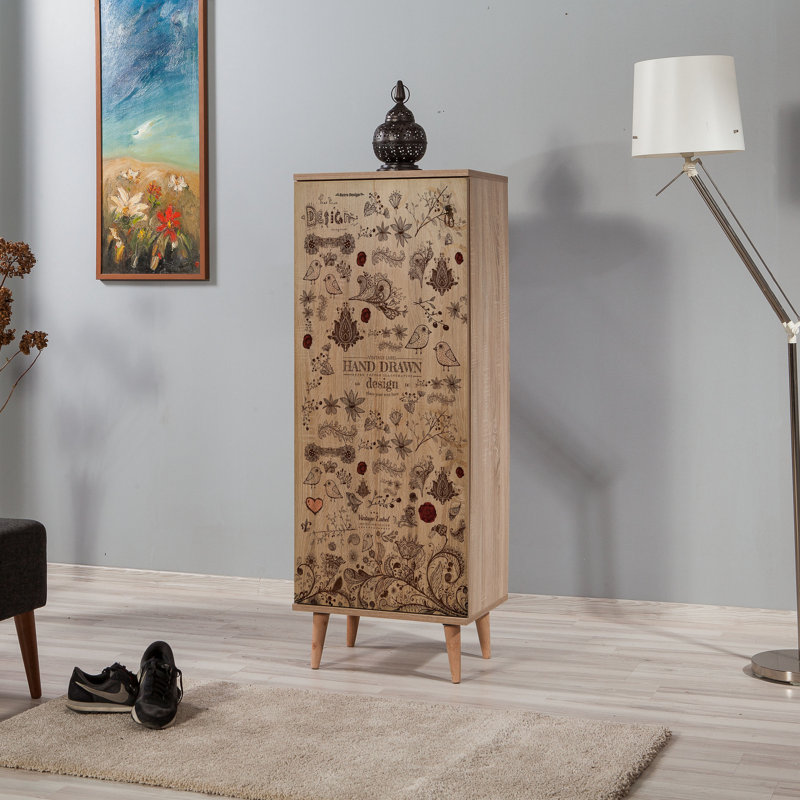 20 Pair Shoe Storage Cabinet