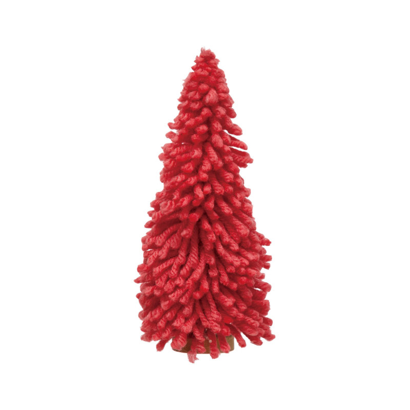 Arbre en tissu avec base en bois