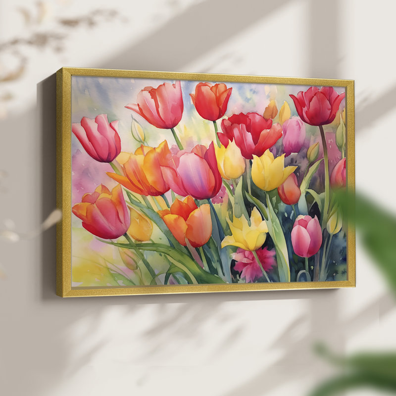 Floral Series-CLIV -Framed Print - Restickable