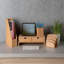 Bamboo Monitor Stand