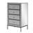 Jannike Mirrored 4-Drawer Dresser