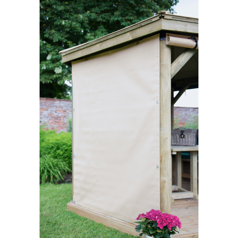 Forest Garden Fabric Curtain, 12cm H x 165cm W x 12cm D, Cream