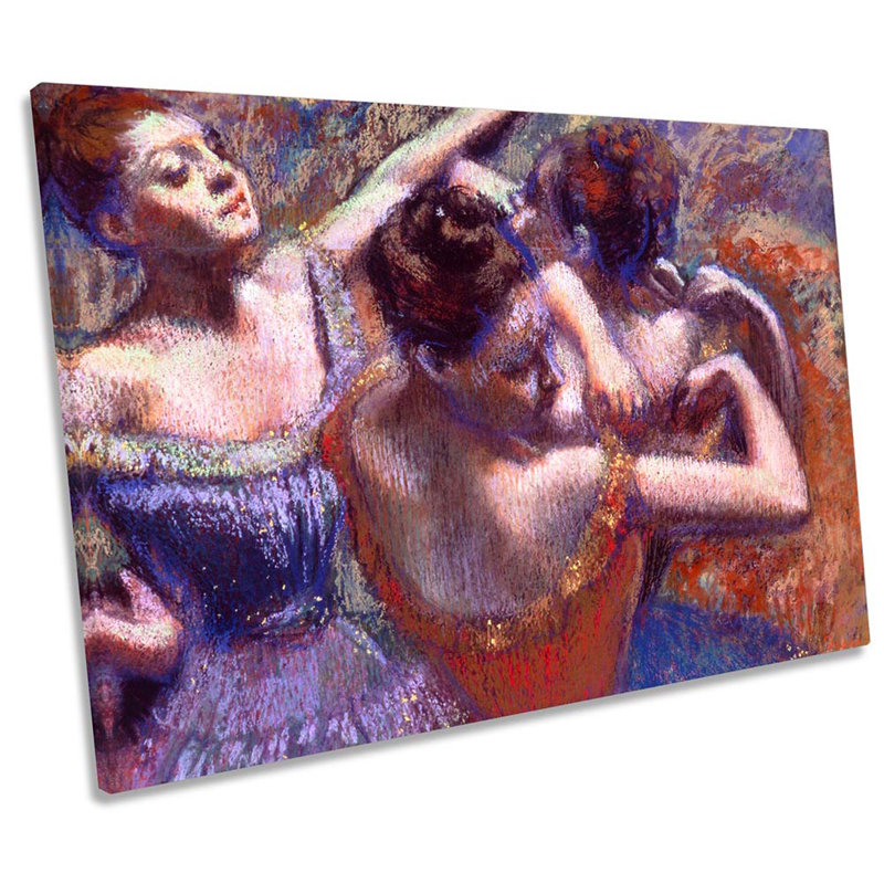 Edgar Degas Dancers - Wrapped Canvas Print, 30.5cm H x 45.7cm W x 2cm D