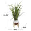 29,1 "plante serpent artificielle en pot