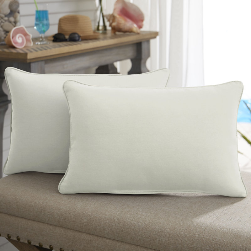 Coussin Selene, 13 po x 20 po, Toile Sunbrella® naturel