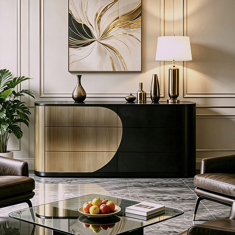 Italian-style modern and simple sideboard