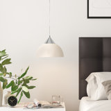 Luminaire suspendu en forme de dôme à 1 lumière Milosz