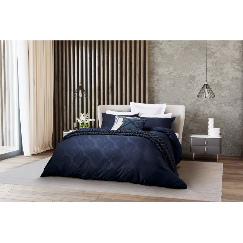Leilani Cotton Sateen Duvet Cover Orion, Single