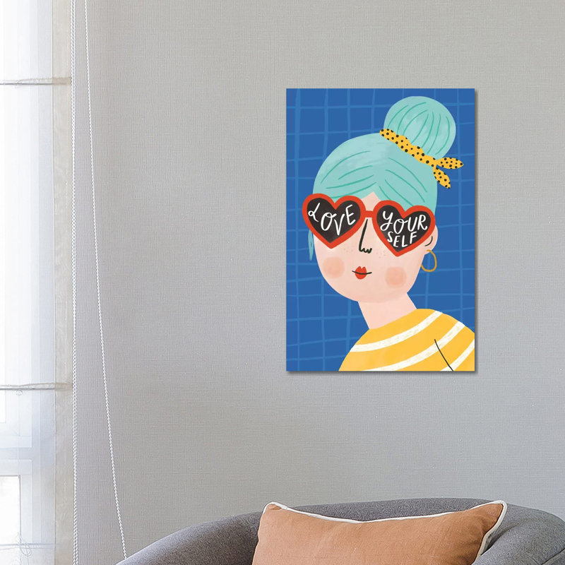Everyday Hey Girl II by Lisa Barlow - Wrapped Canvas Print, 66.04 cm H x 45.72 cm W