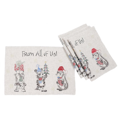 Innes Linen and Polyester Rectangle Placemat