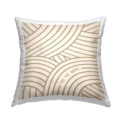 Polyester Throw Square Pillow Cover & Insert