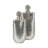 Contemporary Glam Tall Jar with Metal Orb Topper for Entryway Display - Decorative Glass Table Jar for Home Tabletop Decor - Silver-89110001