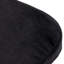 Coussin de siège en mousse viscoélastique Mind Reader, soulagement de la pression ergonomique pour le bureau, la voiture et plus encore, soulage les douleurs de la hanche, du coccyx et de la sciale, L 18 po x l 13,5 po x H 2,75 po, noir