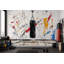 Papier peint de boxe, sac de boxe amovible, décoration murale graffiti-129447155-129447156