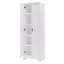 Storage Cabinet With 2-Doors For Bathroom, Office, Adjustable Shelves, MDF Board-665578873