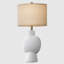 28,5 "lampe de table en céramique pour chambre à coucher salon moderne ferme rustique Boho table de chevet rétro lampe de bureau décor à la maison