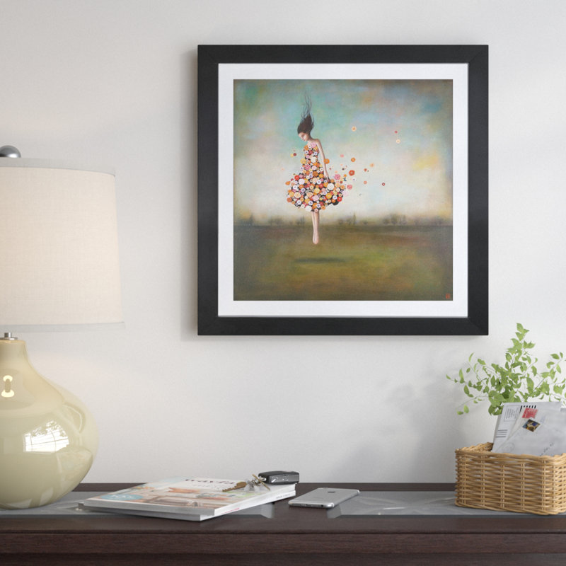 «Boundlessness in Bloom», reproduction, Cadre noir, H 24 po x l 24 po x p 1 po