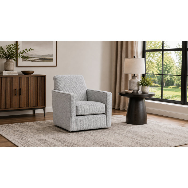 Fauteuil pivotant Cherisse, Gris