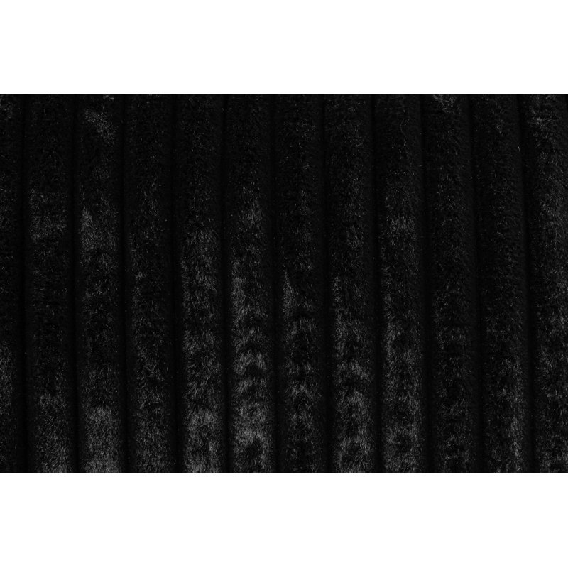 Ensemble modulaire 4 pièces Rosanne, Velours côtelé noir